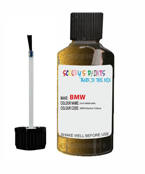 Bmw X5 Oliv Green Code 469 Touch Up Paint Scratch Stone Chip