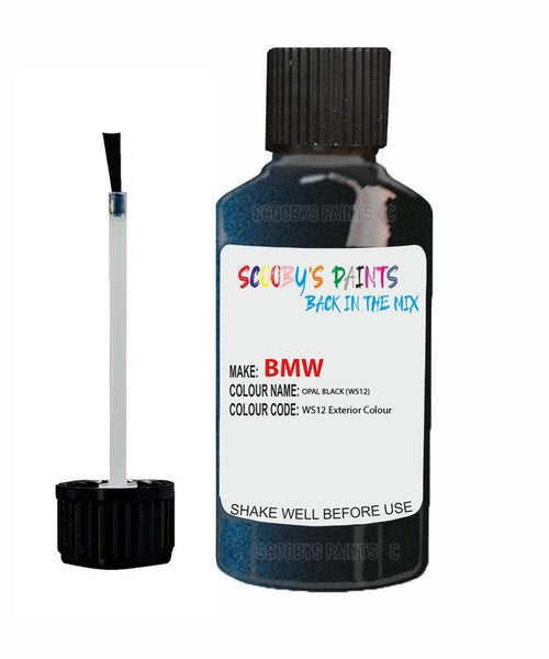 Bmw 7 Series Opal Black Code Ws12 Touch Up Paint Scratch Stone Chip