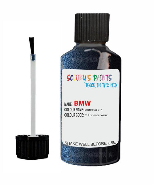 Bmw 5 Series Orient Blue Code 317 Touch Up Paint Scratch Stone Chip