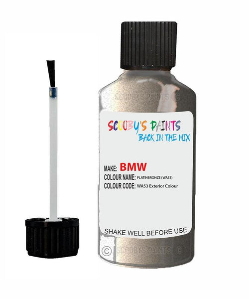 Bmw 7 Series Platinbronze Code Wa53 Touch Up Paint Scratch Stone Chip
