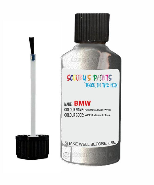 Bmw 6 Series Pure Metal Silver Code Wp13 Touch Up Paint