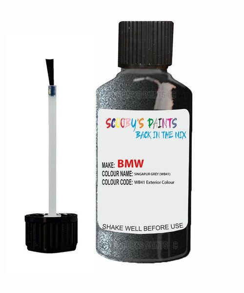 Bmw 6 Series Singapur Grey Code Wb41 Touch Up Paint Scratch Stone Chip
