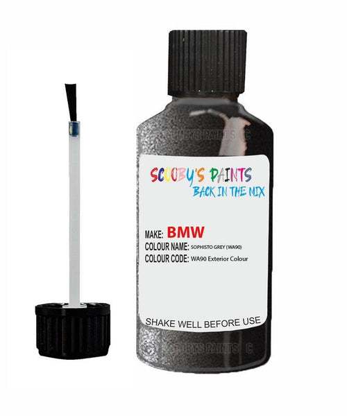 Bmw X6 Sophisto Grey Code Wa90 Touch Up Paint Scratch Stone Chip Kit