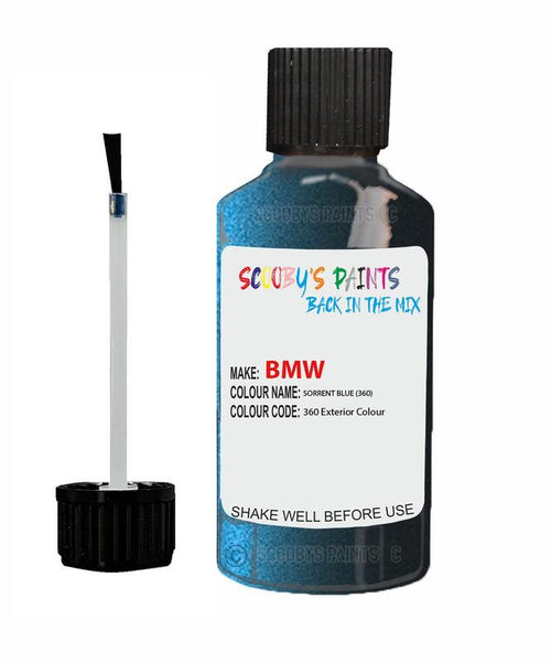 Bmw X3 Sorrent Blue Code 360 Touch Up Paint Scratch Stone Chip Repair