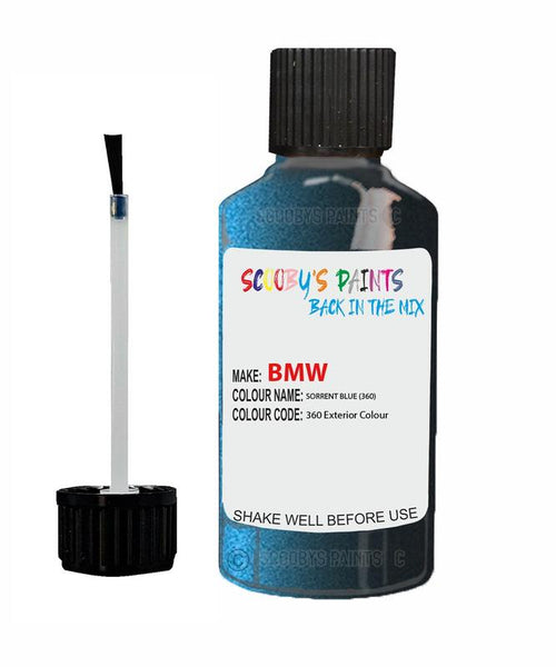 Bmw 5 Series Sorrent Blue Code 360 Touch Up Paint Scratch Stone Chip