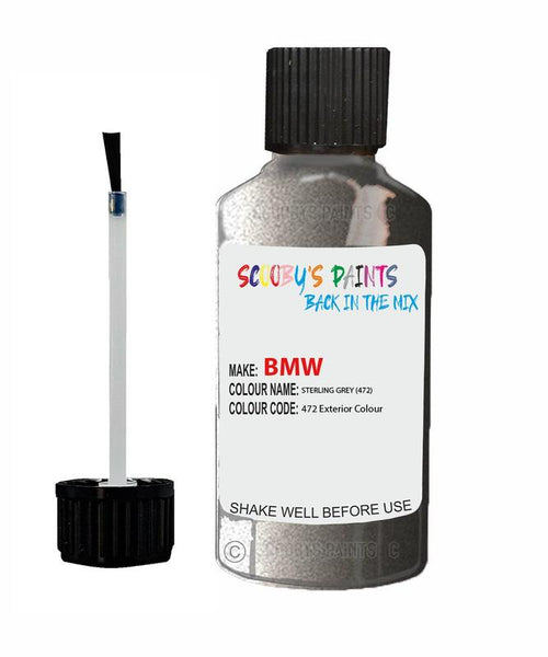 Bmw 3 Series Sterling Grey Code 472 Touch Up Paint Scratch Stone Chip