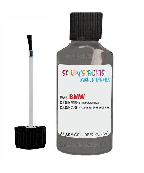 Bmw X5 Sterling Grey Code Yf22 Touch Up Paint Scratch Stone Chip Kit