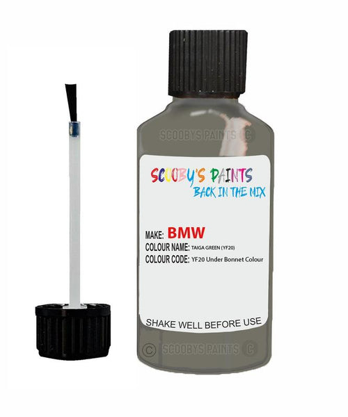 Bmw 5 Series Taiga Green Code Yf20 Touch Up Paint Scratch Stone Chip