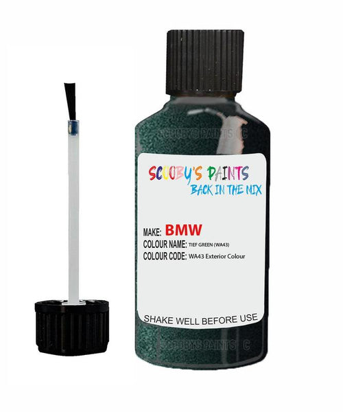 Bmw 7 Series Tief Green Code Wa43 Touch Up Paint Scratch Stone Chip