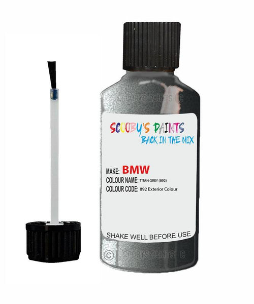 Bmw 7 Series Titan Grey Code 892 Touch Up Paint Scratch Stone Chip