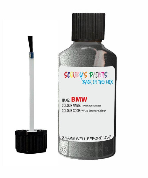 Bmw 7 Series Titan Grey Ii Code Wa36 Touch Up Paint Scratch Stone Chip