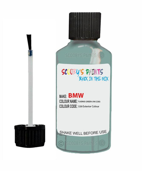 Bmw 3 Series Tuerkis Green Uni Code 326 Touch Up Paint