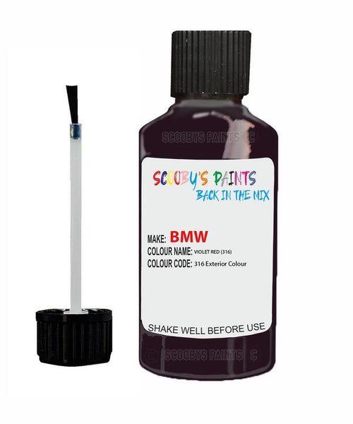 Bmw Z3 Violet Red Code 316 Touch Up Paint Scratch Stone Chip
