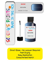 Paint For Bmw Blue Ii Alpina Paint Code Fe60-51G6/567 Touch Up Paint Repair Detailing Kit