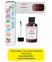 Paint For Bmw Burgund Red Paint Code 214 Touch Up Paint Repair Detailing Kit