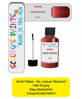 Paint For Bmw Flamenco Traum Red Paint Code 470 Touch Up Paint Repair Detailing Kit