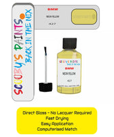 Paint For Bmw Neon Yellow Paint Code 427 Touch Up Paint Repair Detailing Kit