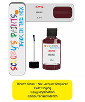 Paint For Bmw Wein Red Paint Code 224 Touch Up Paint Repair Detailing Kit