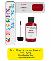 Paint For Bmw Zinnober Red Paint Code Zr Touch Up Paint Repair Detailing Kit