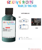 Paint For Bmw Ascot Green Paint Code 353 Touch Up Paint Repair Detailing Kit