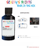 Paint For Bmw Azurit Black Paint Code Ws34/S34 Touch Up Paint Repair Detailing Kit