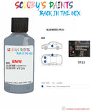 Bmw 3 Series Bluewater Paint code location sticker Yf25 Touch Up Paint Scratch Stone Chip