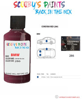 Paint For Bmw Cordoba Red Paint Code 286 Touch Up Paint Repair Detailing Kit