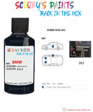 Paint For Bmw Dunkel Blue Paint Code 263 Touch Up Paint Repair Detailing Kit