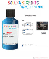 Paint For Bmw Estoril Blue Ii Paint Code Wb45/B45 Touch Up Paint Repair Detailing Kit