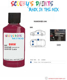 Paint For Bmw Fashion Red Paint Code 549 Touch Up Paint Repair Detailing Kit
