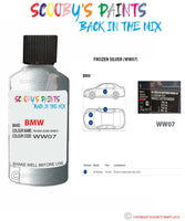 Paint For Bmw Frozen Silver Paint Code Ww07/W07 Touch Up Paint Repair Detailing Kit