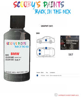 Paint For Bmw Graphit Paint Code 587 Touch Up Paint Repair Detailing Kit