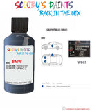 Paint For Bmw Graphit Blue Paint Code Wb07/B07 Touch Up Paint Repair Detailing Kit