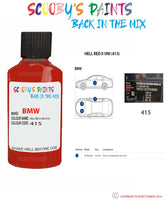 Paint For Bmw Hell Red Ii Uni Paint Code 415 Touch Up Paint Repair Detailing Kit