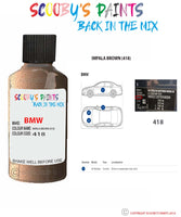 Paint For Bmw Impala Brown Paint Code 418 Touch Up Paint Repair Detailing Kit