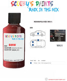 Paint For Bmw Indianapolis Red Paint Code Wa31/A31 Touch Up Paint Repair Detailing Kit