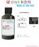 Paint For Bmw Malachit Green Paint Code 205 Touch Up Paint Repair Detailing Kit