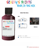 Paint For Bmw Merlot Red Paint Code Wa02/A02 Touch Up Paint Repair Detailing Kit