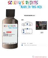 Paint For Bmw Mojave Brown Paint Code 331 Touch Up Paint Repair Detailing Kit