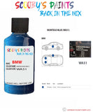 Paint For Bmw Montego Blue Paint Code Wa51/A51 Touch Up Paint Repair Detailing Kit