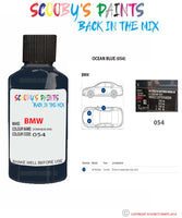 Paint For Bmw Ocean Blue Paint Code 54 Touch Up Paint Repair Detailing Kit