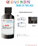 Paint For Bmw P Redonic Frozen Black Paint Code Wu91/U91 Touch Up Paint Repair Detailing Kit