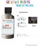 Bmw 3 Series Platin Silver Paint code location sticker Wc08 Touch Up Paint Scratch Stone Chip