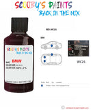 Paint For Bmw Red Paint Code Wc25/C25 Touch Up Paint Repair Detailing Kit