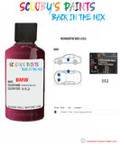 Paint For Bmw Romantik Red Paint Code 552 Touch Up Paint Repair Detailing Kit