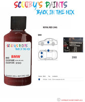 Paint For Bmw Royal Red Paint Code 390 Touch Up Paint Repair Detailing Kit