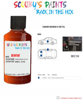 Paint For Bmw Sakhir Orange Ii Paint Code Wc1H/C1H Touch Up Paint Repair Detailing Kit