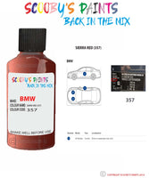Paint For Bmw Sierra Red Paint Code 357 Touch Up Paint Repair Detailing Kit