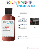 Paint For Bmw Sierra Red Paint Code 357 Touch Up Paint Repair Detailing Kit