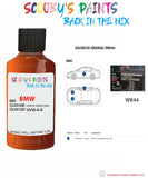 Paint For Bmw Valencia Orange Paint Code Wb44/B44 Touch Up Paint Repair Detailing Kit